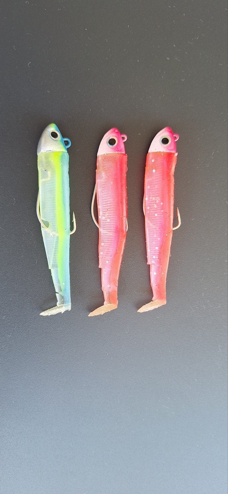 3 blacks minnows 8cm, Enlèvement, Utilisé