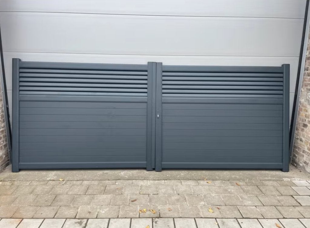 draaipoort vito, Tuin en Terras, Ophalen, Gebruikt, Aluminium, Draaipoort