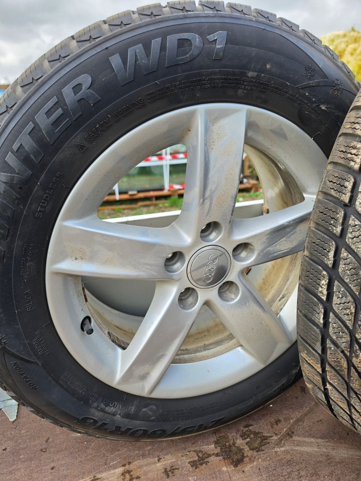 Jantes Audi VW SKODA 16" avec pneus hiver, Enlèvement