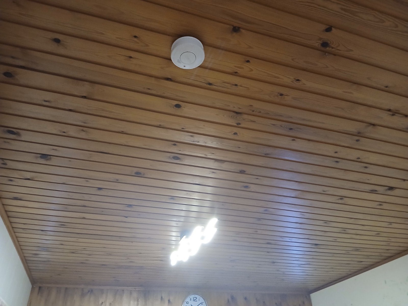 houten plafond planken, Ophalen