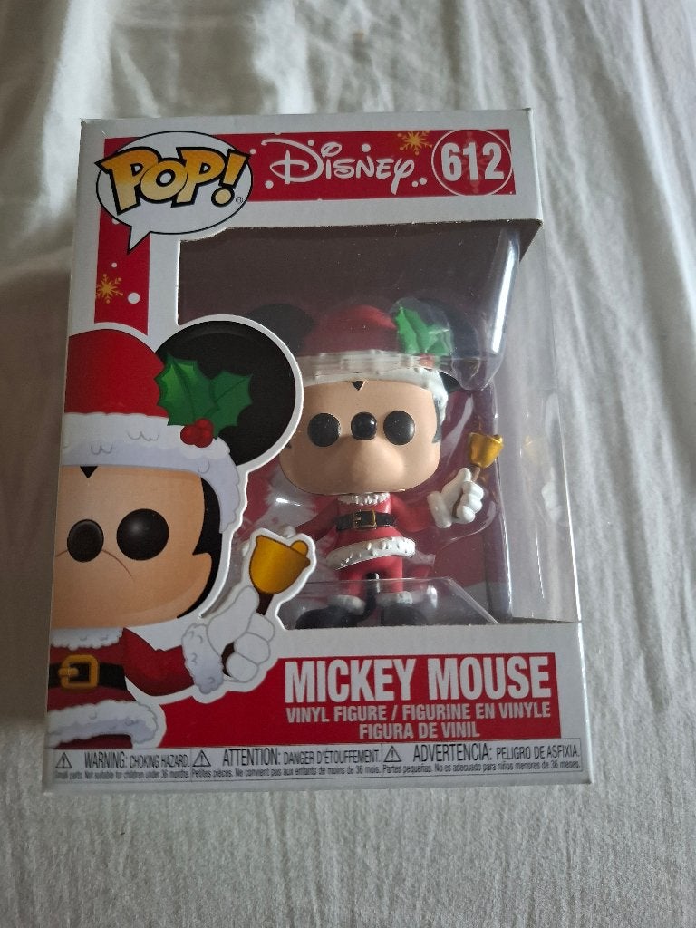 Funko pop mickey mouse kerst editie, Ophalen, Mickey Mouse, Nieuw, Beeldje of Figuurtje