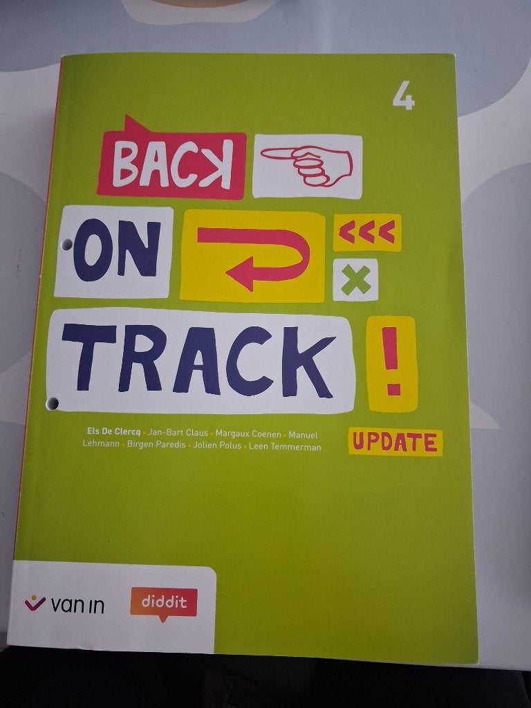 Back on Track - 4de middelbaar, Boeken, Ophalen, ASO, Engels, Zo goed als nieuw
