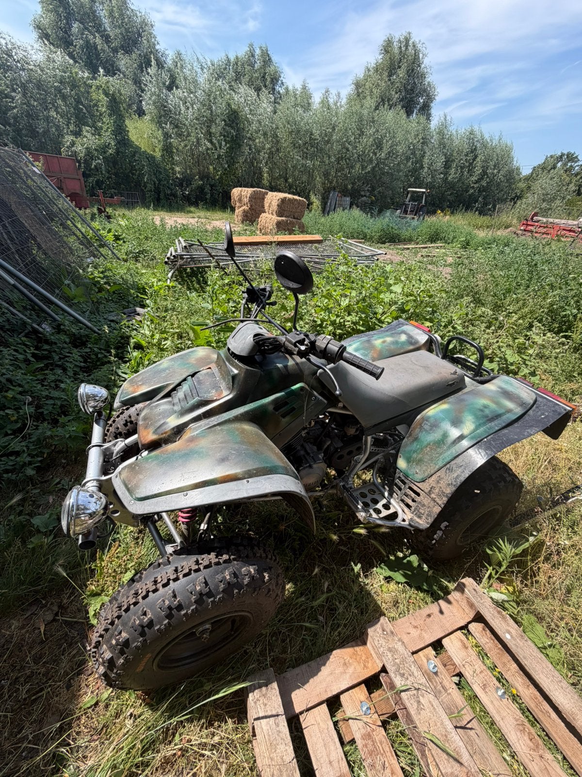 Yamaha Warrior sportquad 350cc goeie staat, Occasion, Particulier, 348 cc, Handgeschakeld