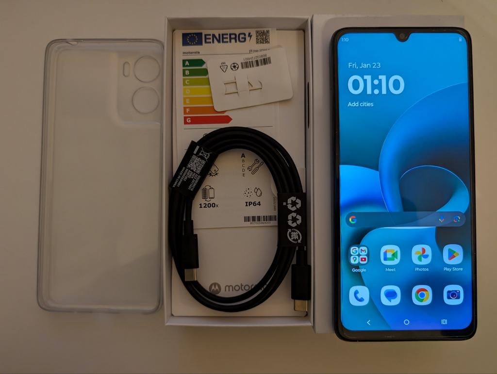 Motorola moto G06 Power Blauw, Enlèvement, Comme neuf, Bleu