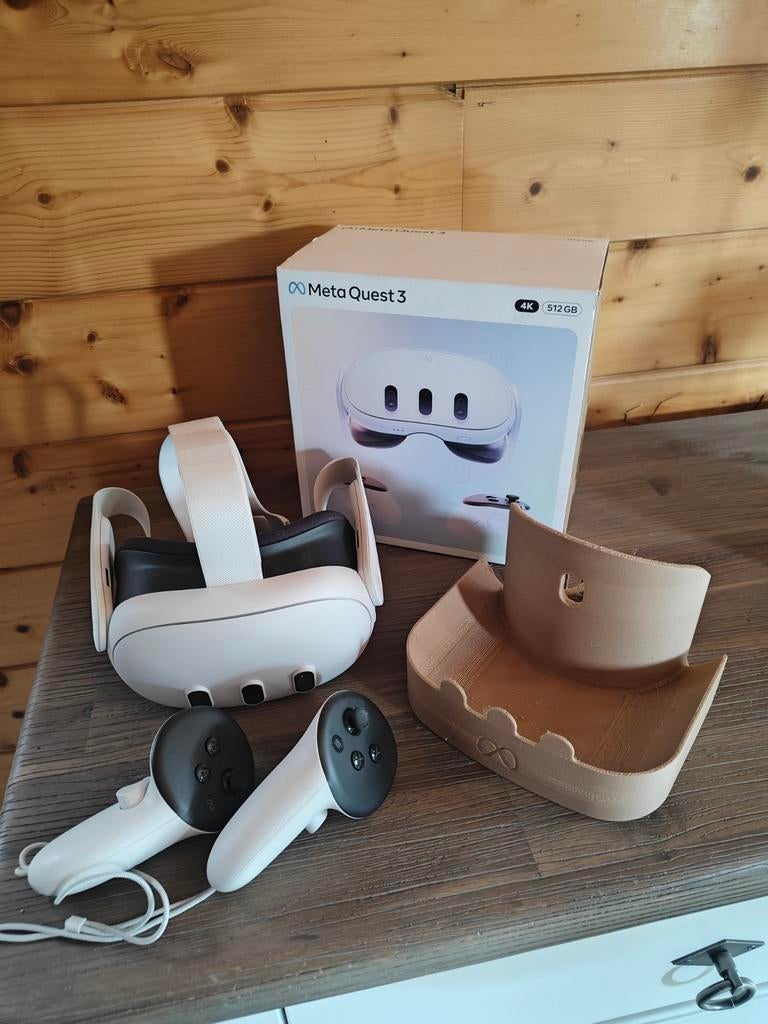 META Quest 3 4K 512GB - nieuwstaat VR headset, Games en Spelcomputers, Virtual Reality, Ophalen