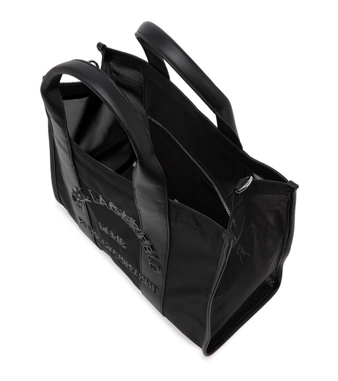 Zwarte shopper rits Karl Lagerfeld (met labels) 💯% original, Handtassen en Accessoires, Ophalen, Nieuw, Zwart, Shopper