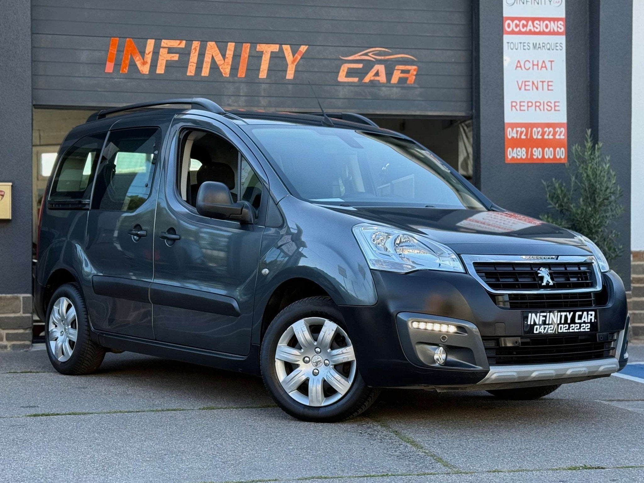 Peugeot Partner Partner Tepee 1.6 BlueHDi Style S (bj 2018), Auto's, Voorwielaandrijving, Stof, Gebruikt, 4 cilinders