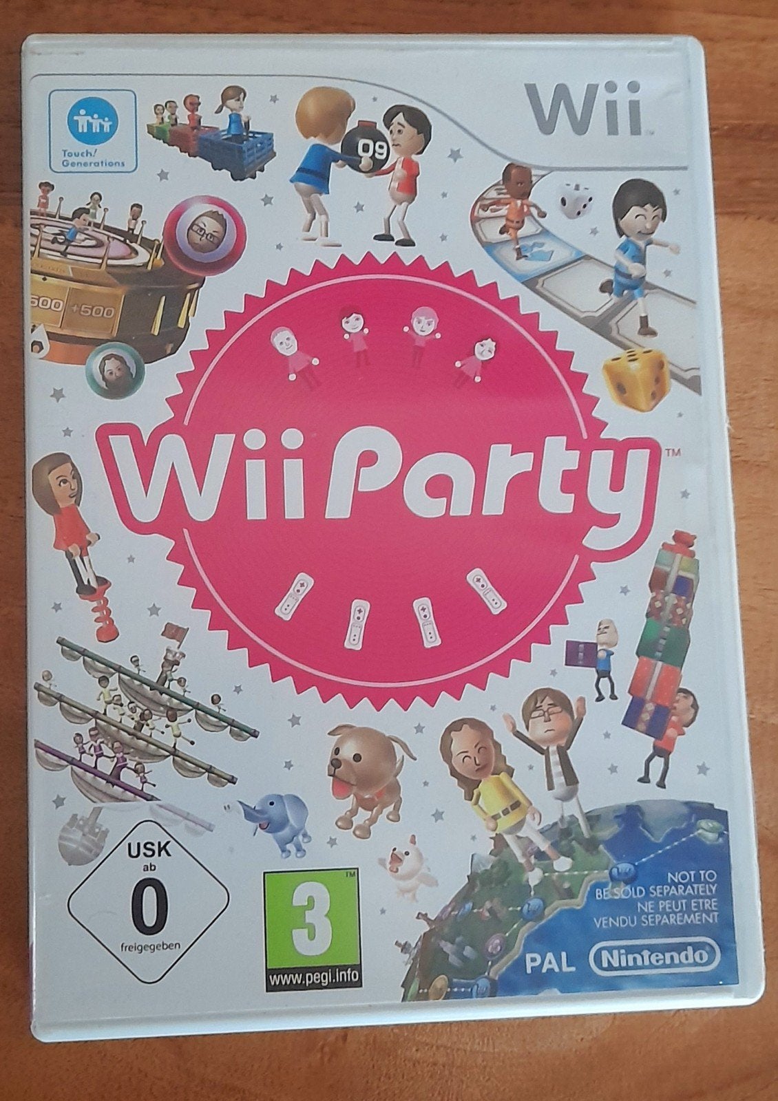 Wii Party-spel., Ophalen