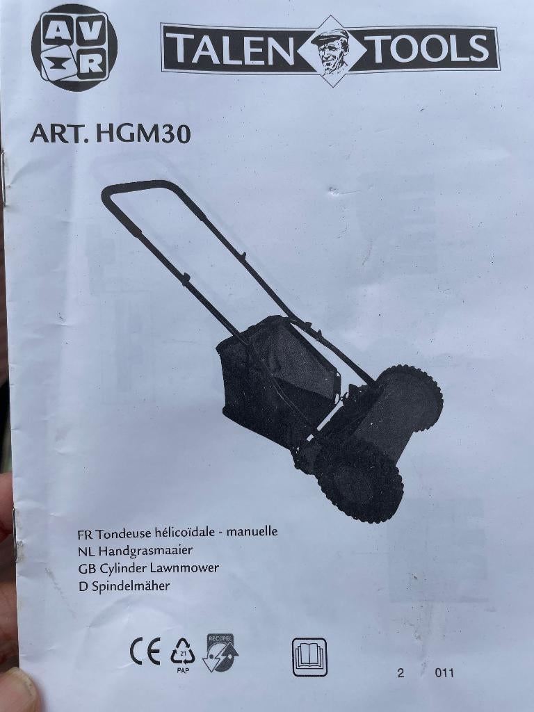 zelfduwend grasmaaiertje, Tuin en Terras, Grasmaaiers, Ophalen, Cirkelmaaier, Handgrasmaaier, Nieuw