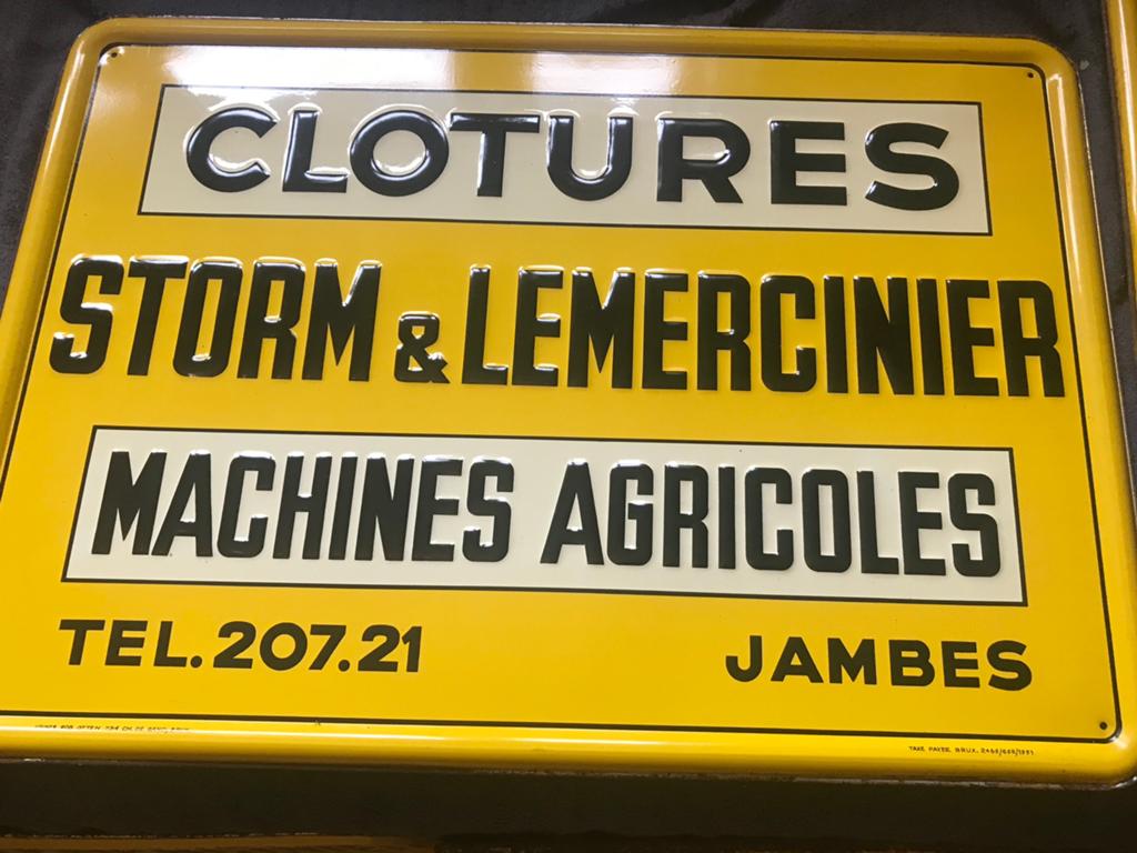 Tole peinte belge, Enlèvement, Comme neuf