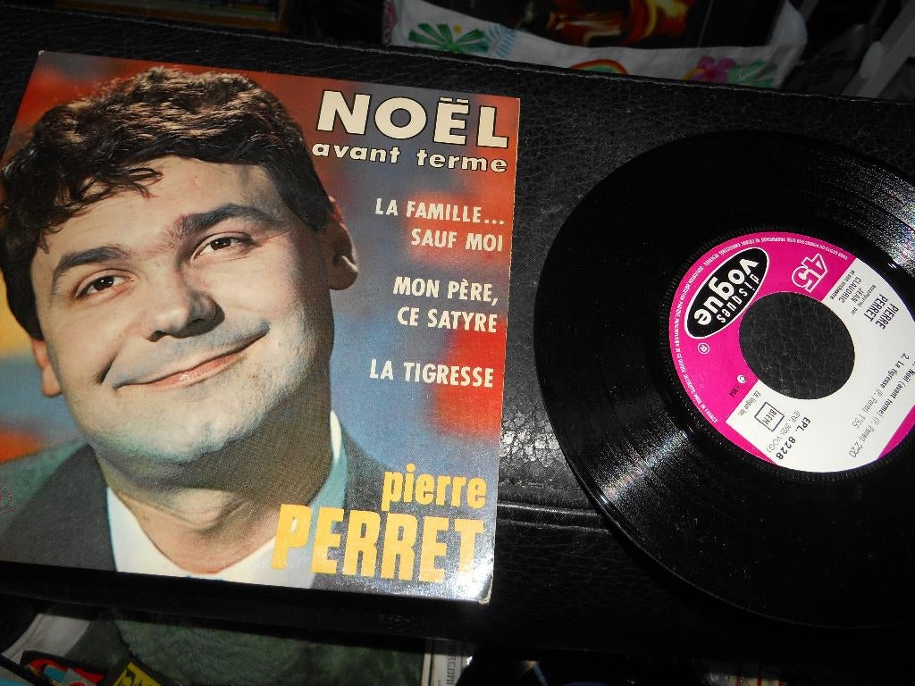 45T 4 pistes Pierre Perret " Noel avant terme", CD & DVD, Enlèvement ou Envoi
