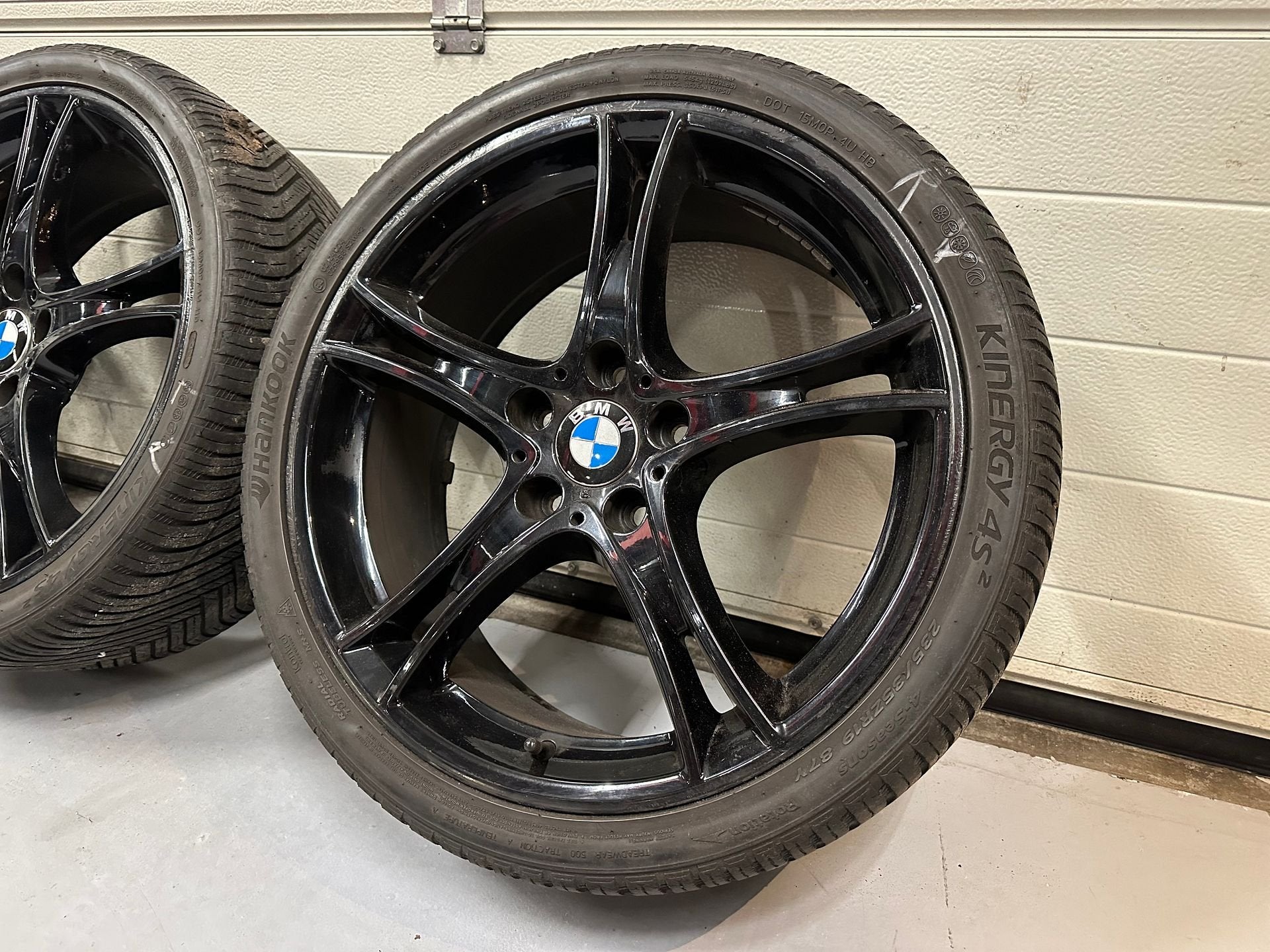 19inch Originele BMW Black Style 361 Breedset Velgen! 5x120, Auto-onderdelen, 19 inch, -, -, Banden en Velgen