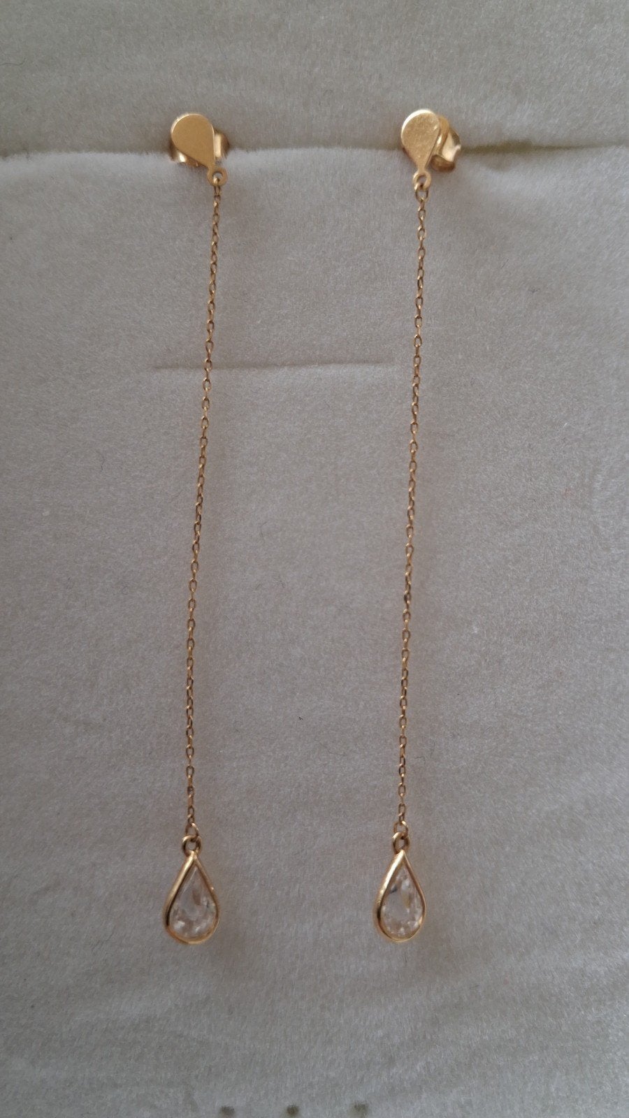 Boucles d'oreilles 18 carats 750, Bijoux, Sacs & Beauté, Boucles d'oreilles, Envoi, Comme neuf, Or, Or