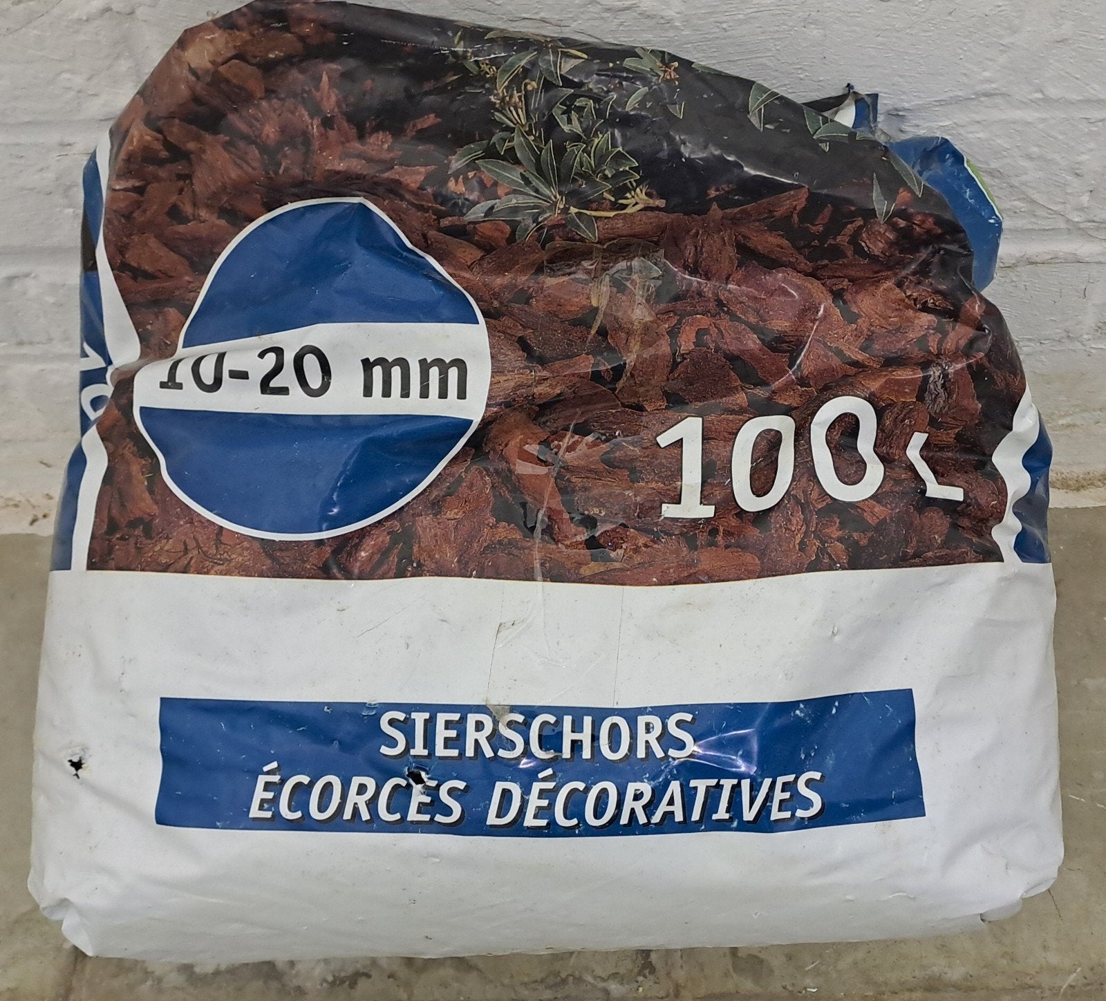 Écorces décoratives +/-25L, Enlèvement
