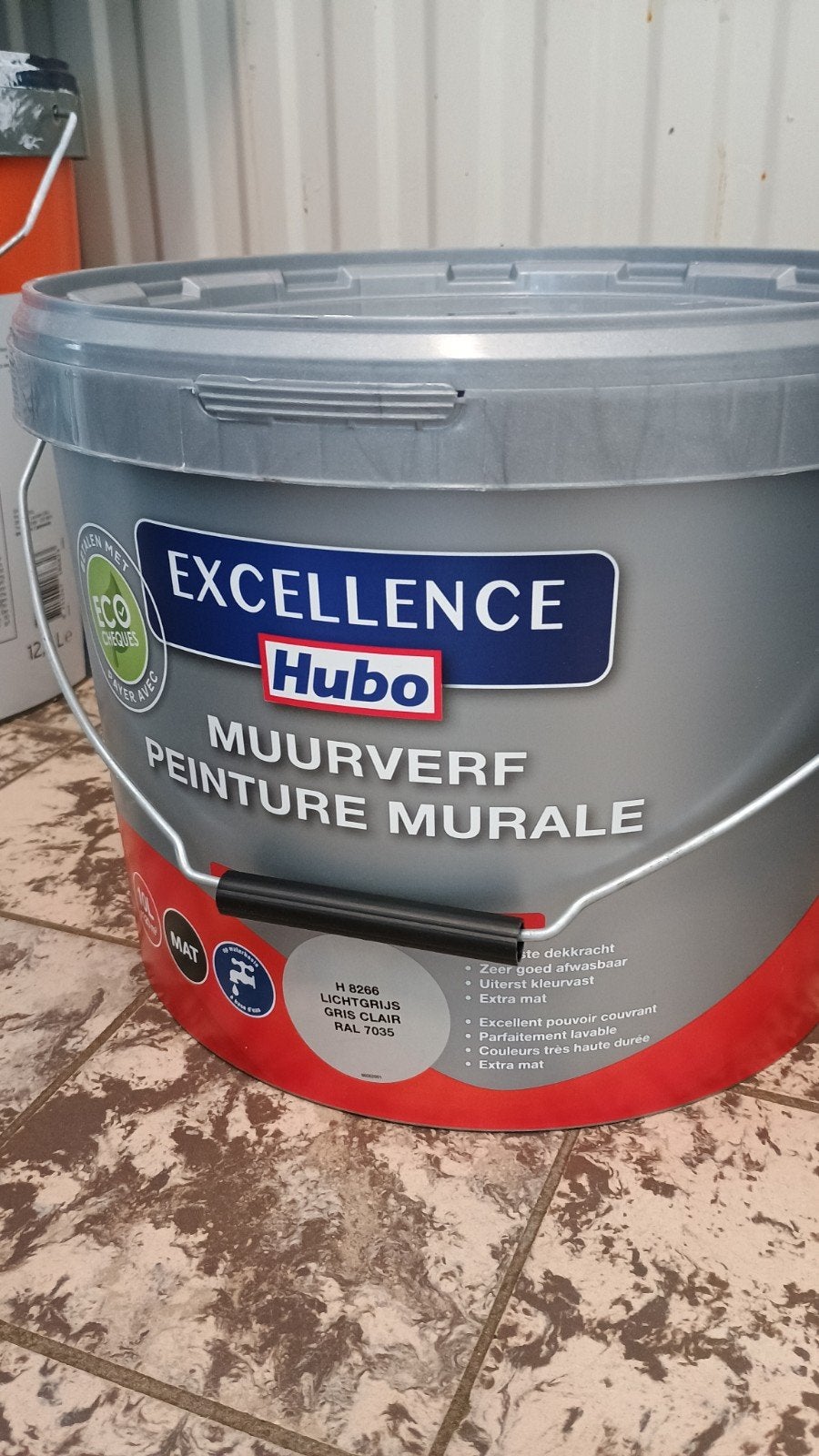 verf RAL 7035 Hubo 10 L ongeopend, Bricolage & Construction, Enlèvement