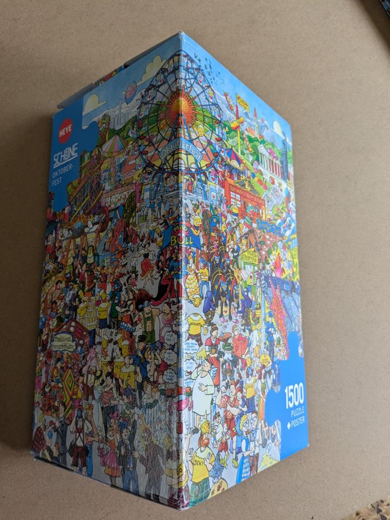 Heye puzzel Oktoberfest  1500 stukjes, Hobby en Vrije tijd, Denksport en Puzzels, Ophalen, 500 t/m 1500 stukjes, Legpuzzel