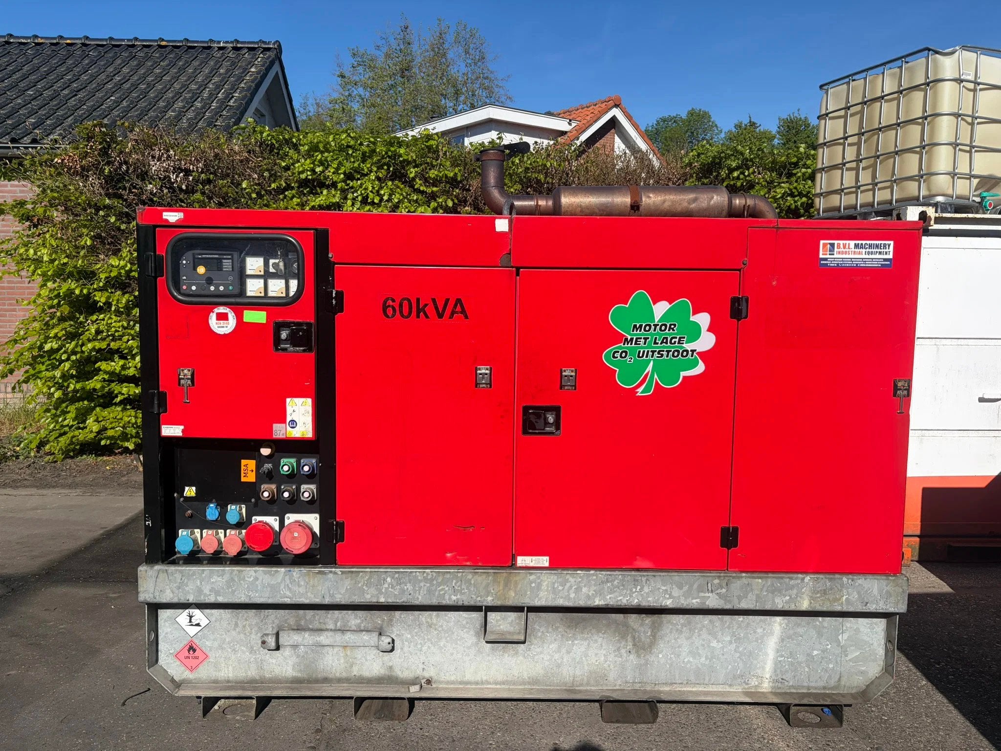 Europower 60 kVA FPT Iveco Leroy Somer aggregaat generatorse