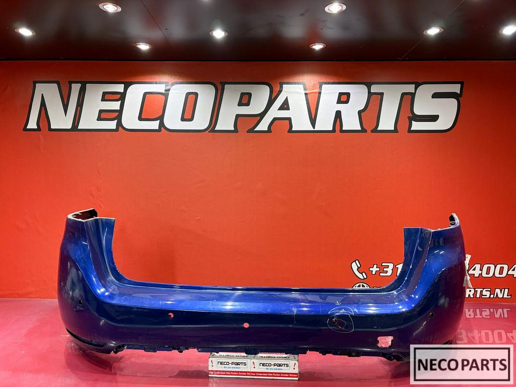 PEUGEOT 308 ACHTERBUMPER BLAUW PDC  ORIGINEEL, Auto-onderdelen, Carrosserie, Bumper, Peugeot, Achter, Gebruikt, Ophalen of Verzenden