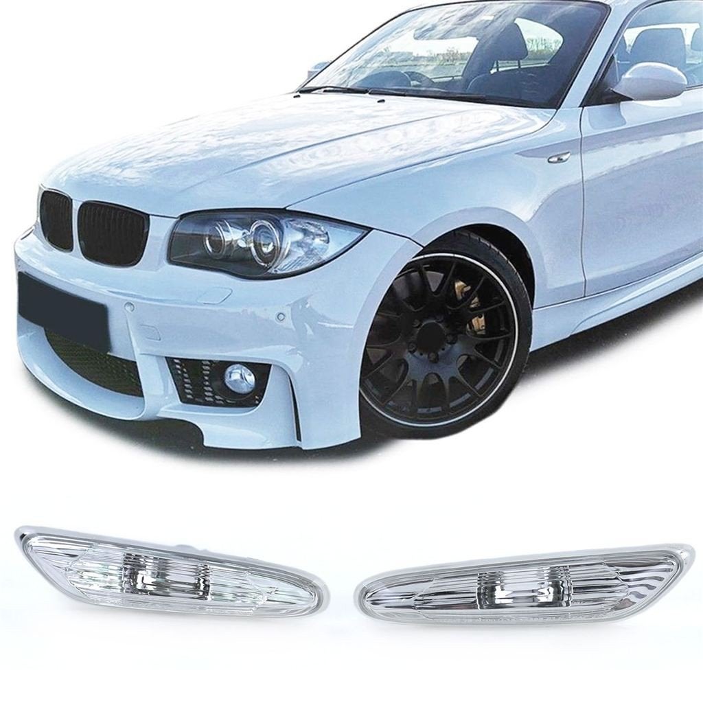 Witte Zijknipperlichten voor BMW 1 Serie E81/E87 V2, Verzenden