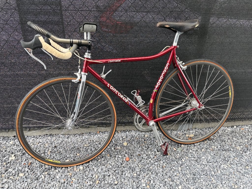 Prachtige retro Concorde tijdritfiets, Fietsen en Brommers, Ophalen, Gebruikt, Staal, Velgrem