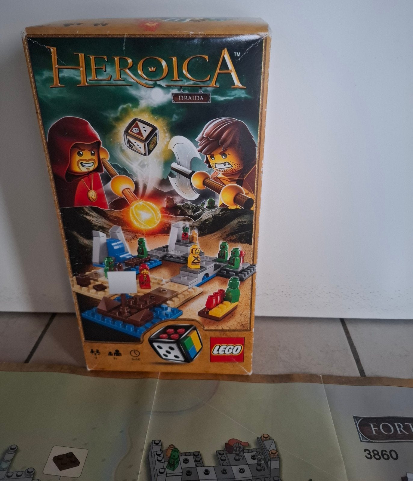 Spel Heroica Baai van Draida lego 3857, Hobby en Vrije tijd, Een of twee spelers, Ophalen of Verzenden, Gebruikt, Lego