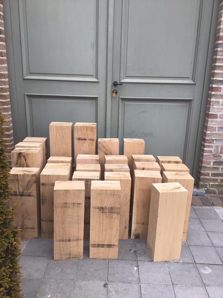 Eiken balken, Doe-het-zelf en Bouw, Ophalen, Eiken