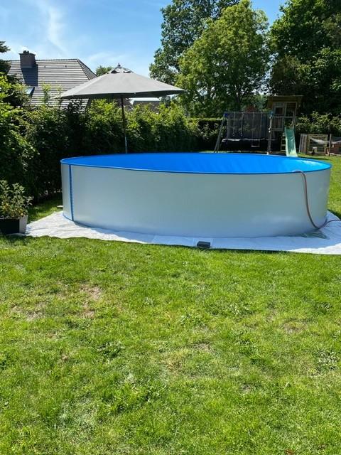 Rond zwembad diameter 4.5m, Ophalen, Gebruikt, Rond, Opzetzwembad
