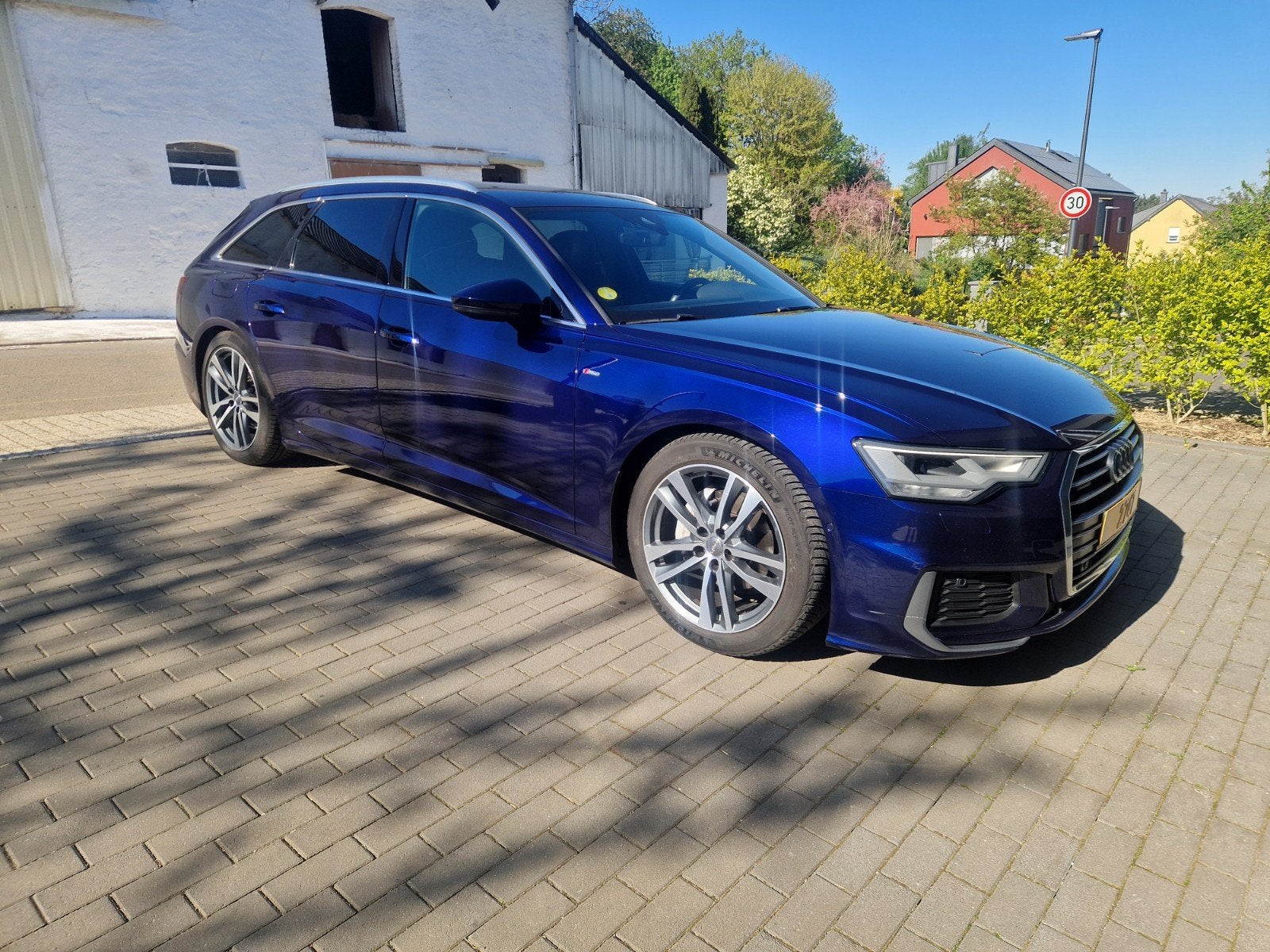 Audi A6 40 Tdi Sline Quattro mild Hybrid, Auto's, Audi, Automaat, Blauw, Break, Particulier
