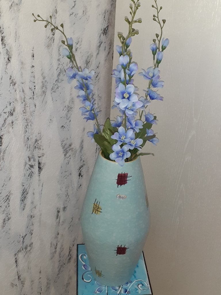 Vase bleu FOREIGN 248-38, Antiek en Kunst, Antiek | Keramiek en Aardewerk, Ophalen