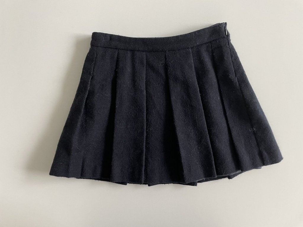 Blauw warm geweven rok maat 110, Kinderen en Baby's, Kinderkleding | Maat 110, Meisje, Ophalen of Verzenden, Zo goed als nieuw