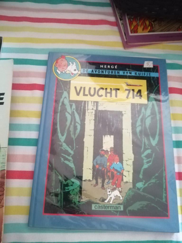 Kuifje strips, Meerdere stripboeken, Ophalen of Verzenden, Gelezen, Herge