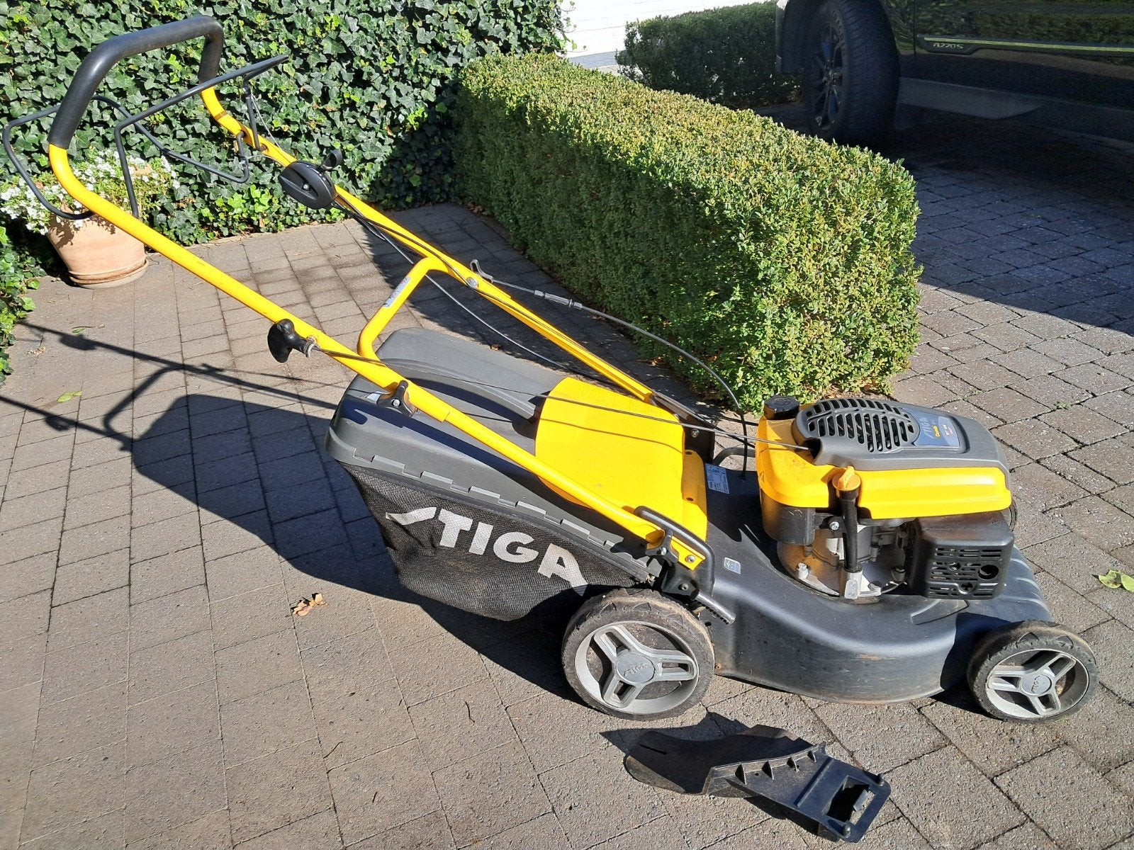 Stiga Combi 48 S zelftrekker, Ophalen, Cirkelmaaier, Gebruikt, Stiga