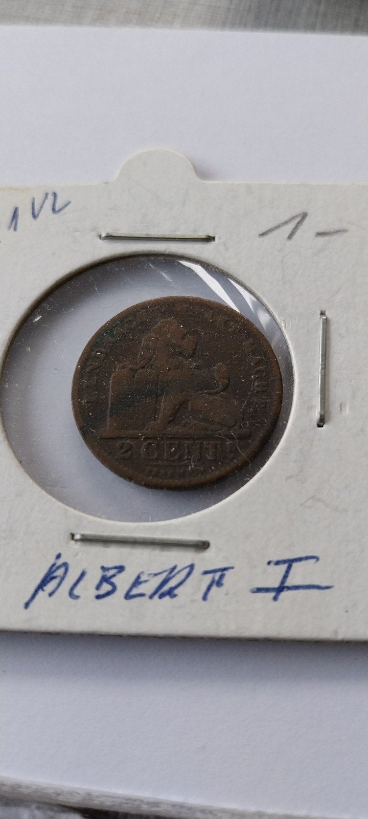 2 cent 1911 vlaams, Postzegels en Munten, Ophalen of Verzenden, Metaal, Losse munt