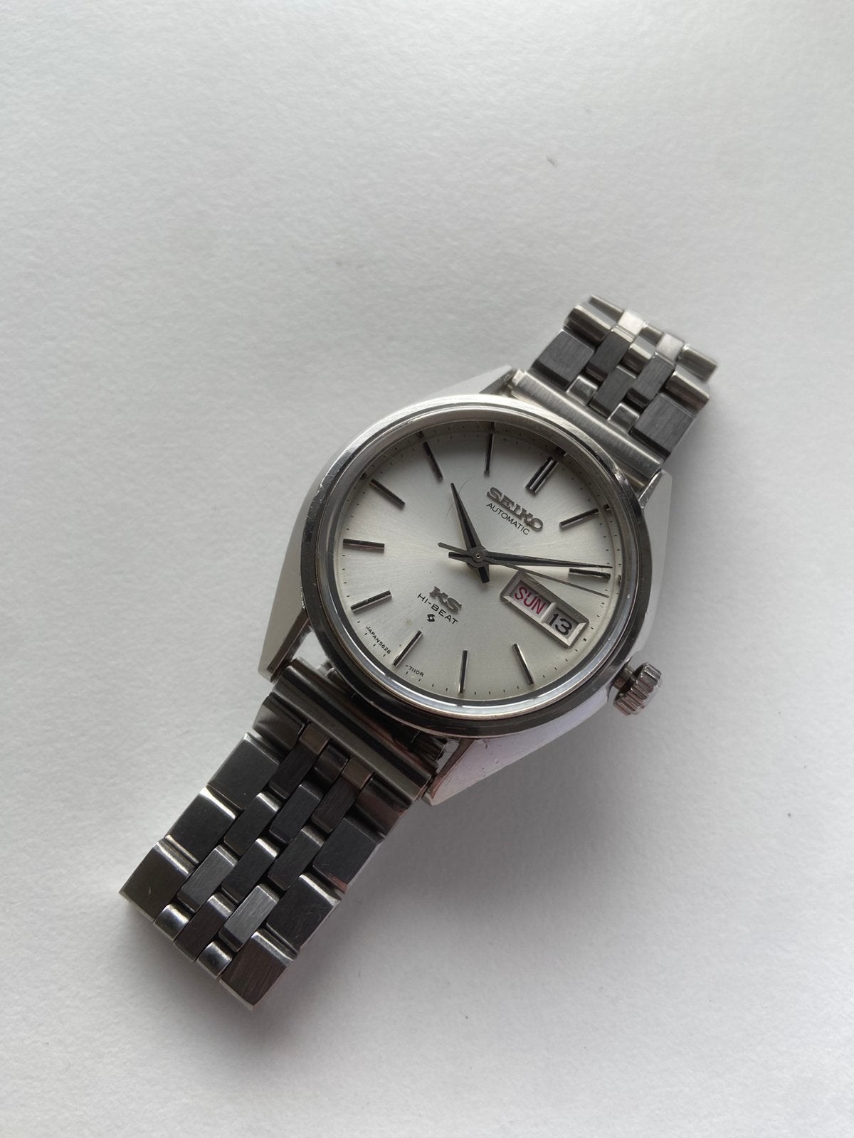 King Seiko 5626-7110, Montre-bracelet, Seiko, Enlèvement ou Envoi, Acier