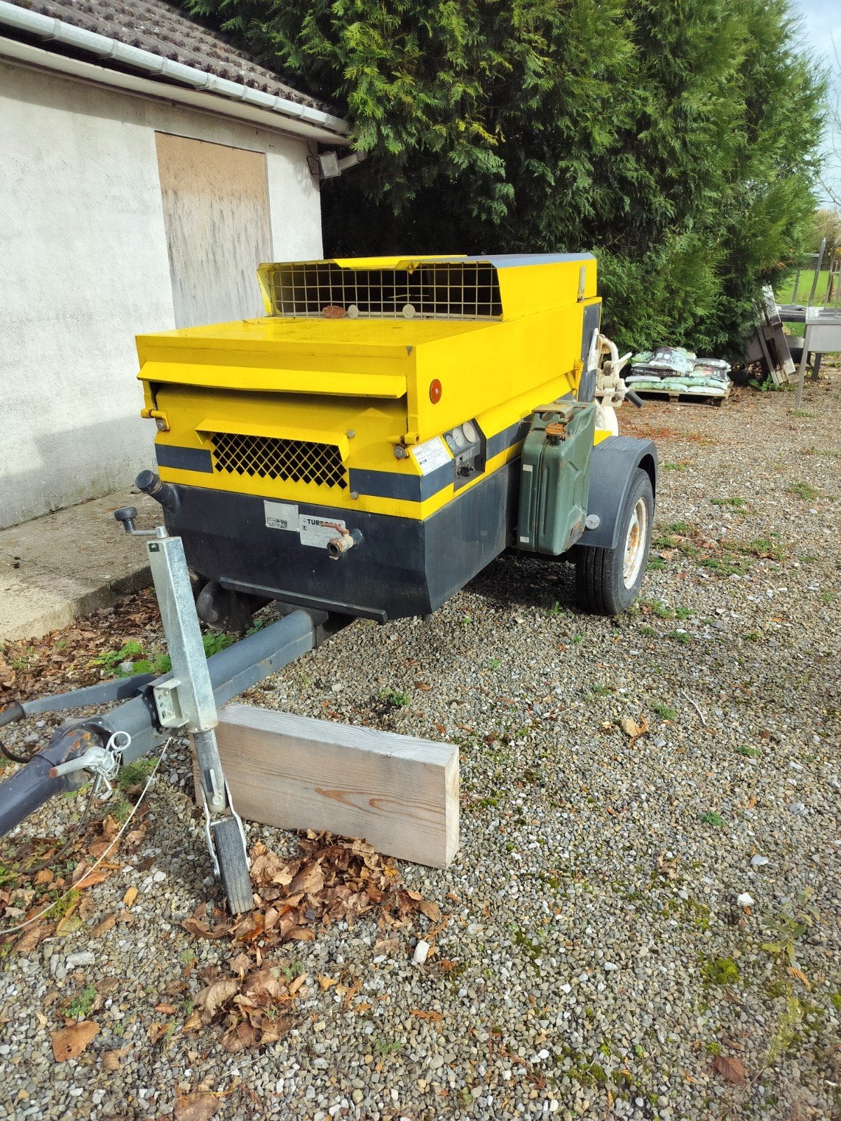 pompe à chapes, Enlèvement