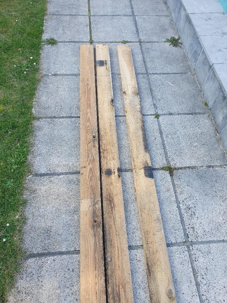 Bois de recuperation 2€/planche, Bricolage & Construction, Bois & Planches, Planche, 250 à 300 cm, Enlèvement, Utilisé