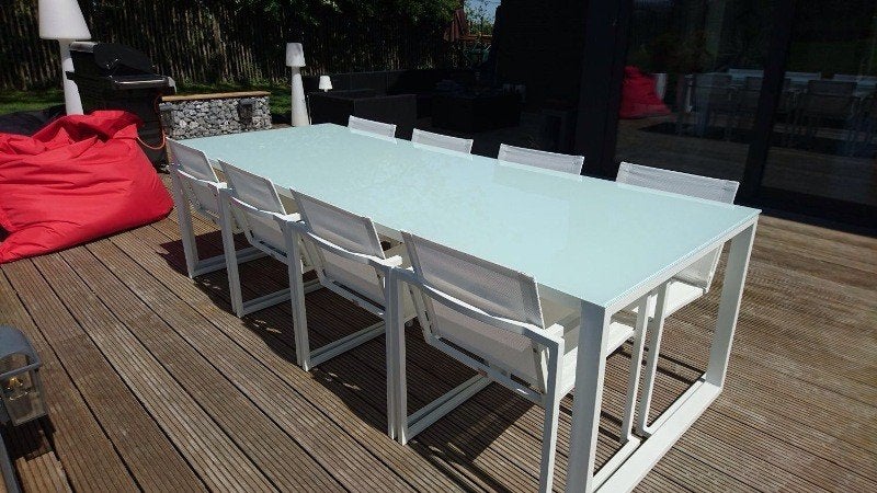 Luxe tuinset 8 stoelen nu met gratis tafel 999 euro, Tuin en Terras, Verzenden, Nieuw