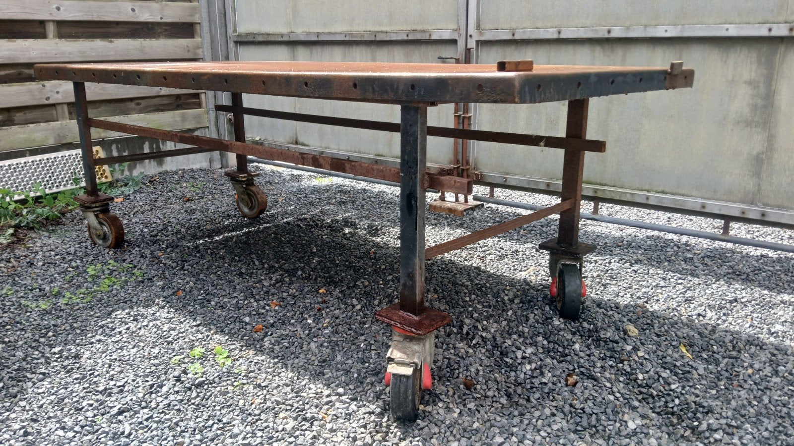 ijzeren werk, lastafel op wielen, Bricolage & Construction, Établis, Enlèvement