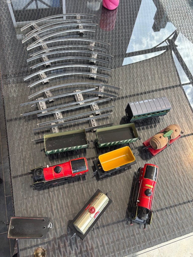 Train en tôle Hornby, Enlèvement, Utilisé, Rails, Autres marques