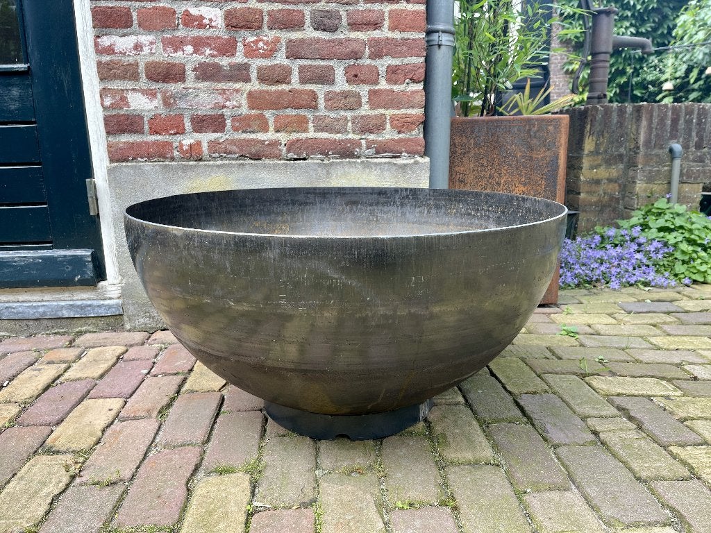 boîte à fleurs en acier corten, jardinière, forme ronde, Jardin & Terrasse, Neuf, Enlèvement ou Envoi, Rond, 30 à 60 cm