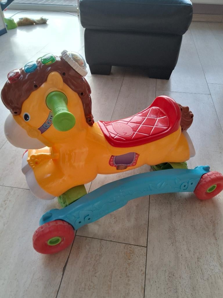 V tech schommelpaard en loopauto, Enlèvement, Utilisé