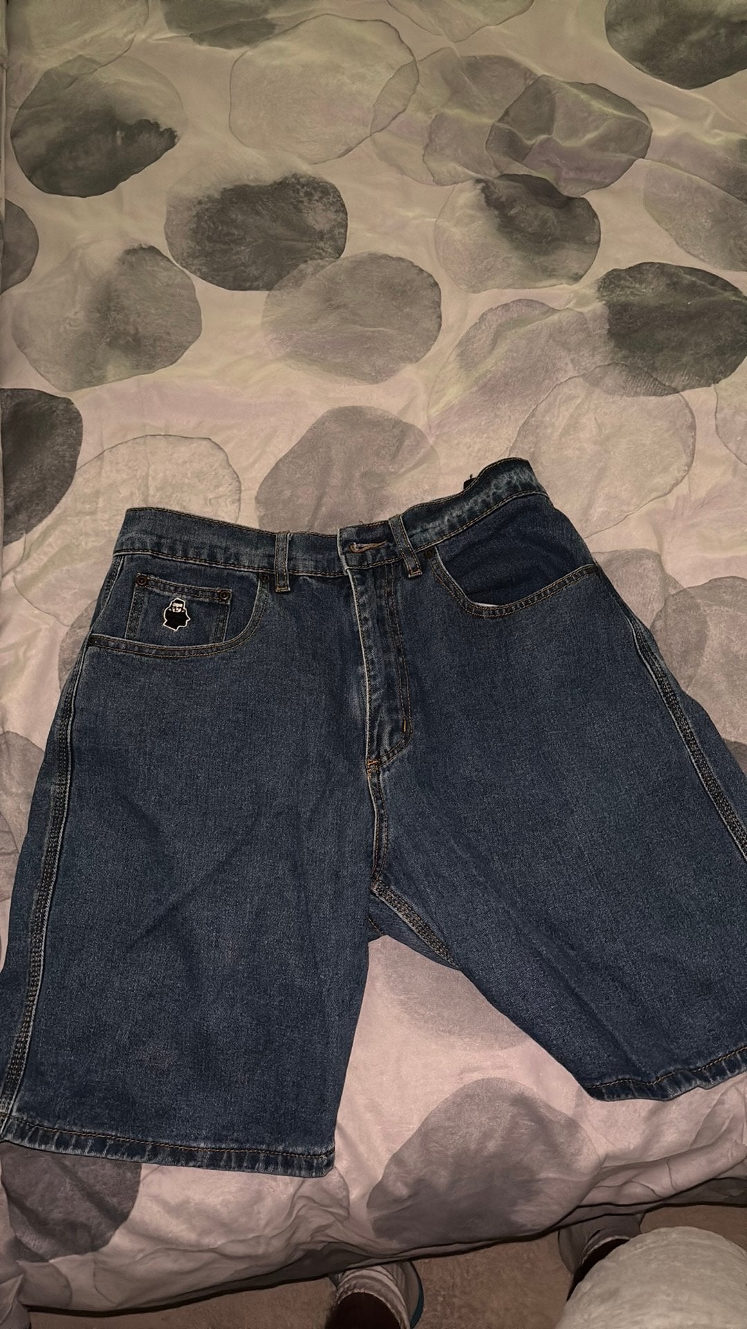 Nnsns short donkerblauw, Ophalen, Zo goed als nieuw