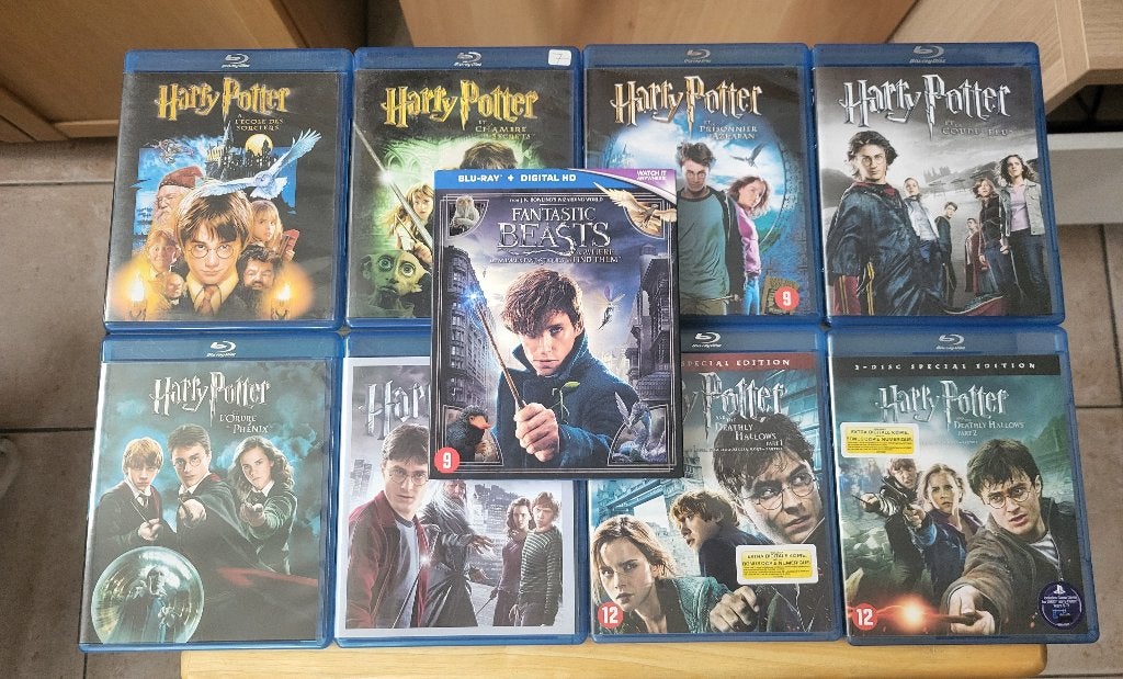 Intégrale Blu-Ray Harry Potter + Les Animaux Fantastiques 1, Ophalen, Inclusief extra's, Science Fiction en Fantasy, Blu-ray