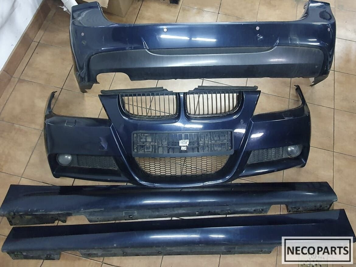BMW 3 SERIE E91 M PAKKET BUMPER SIDESKIRTS ALLES LEVERBAAR, Gebruikt, -, Ophalen of Verzenden, Achter