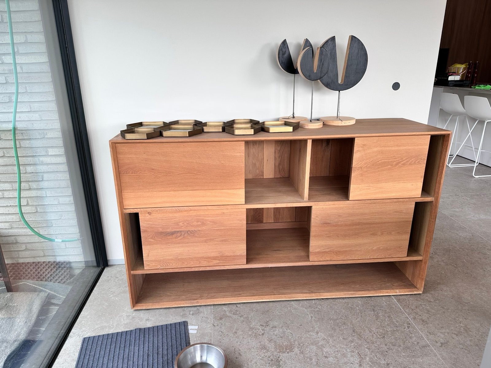 ethnicraft nordic dressoir, 25 à 50 cm, Avec porte(s), 150 à 200 cm, Comme neuf