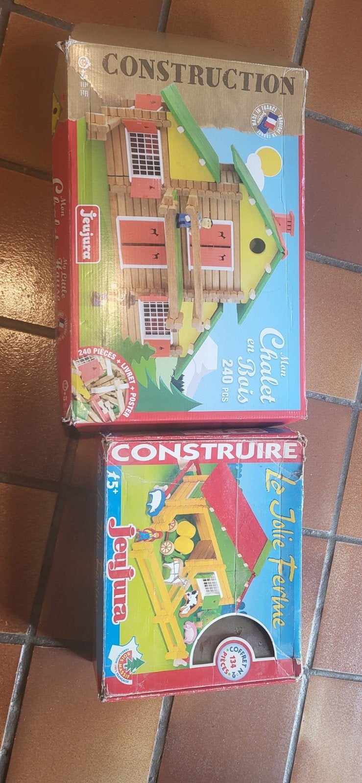 2 jeux jura en bois, Enlèvement, Comme neuf