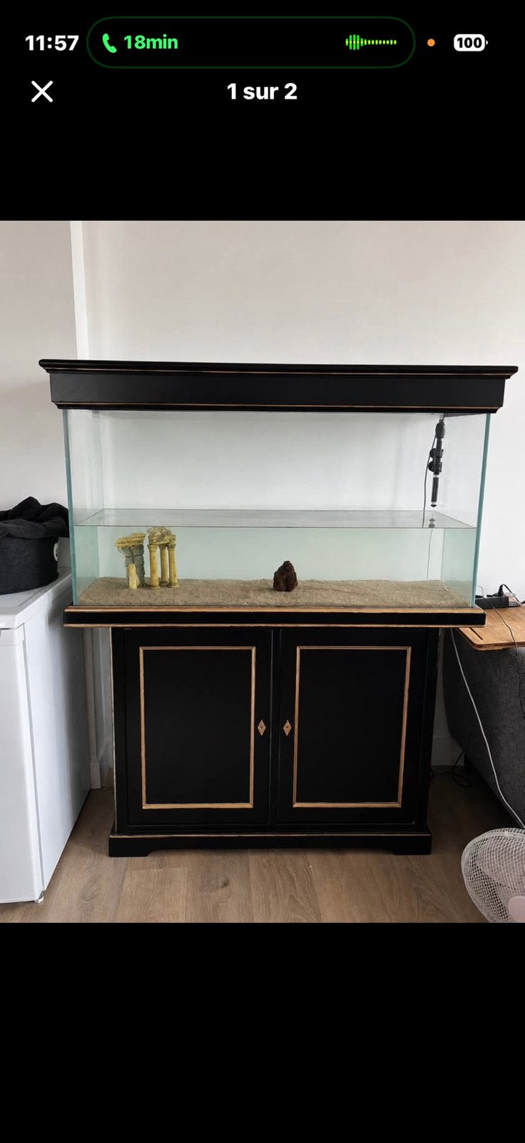 Aquarium, Enlèvement, Comme neuf
