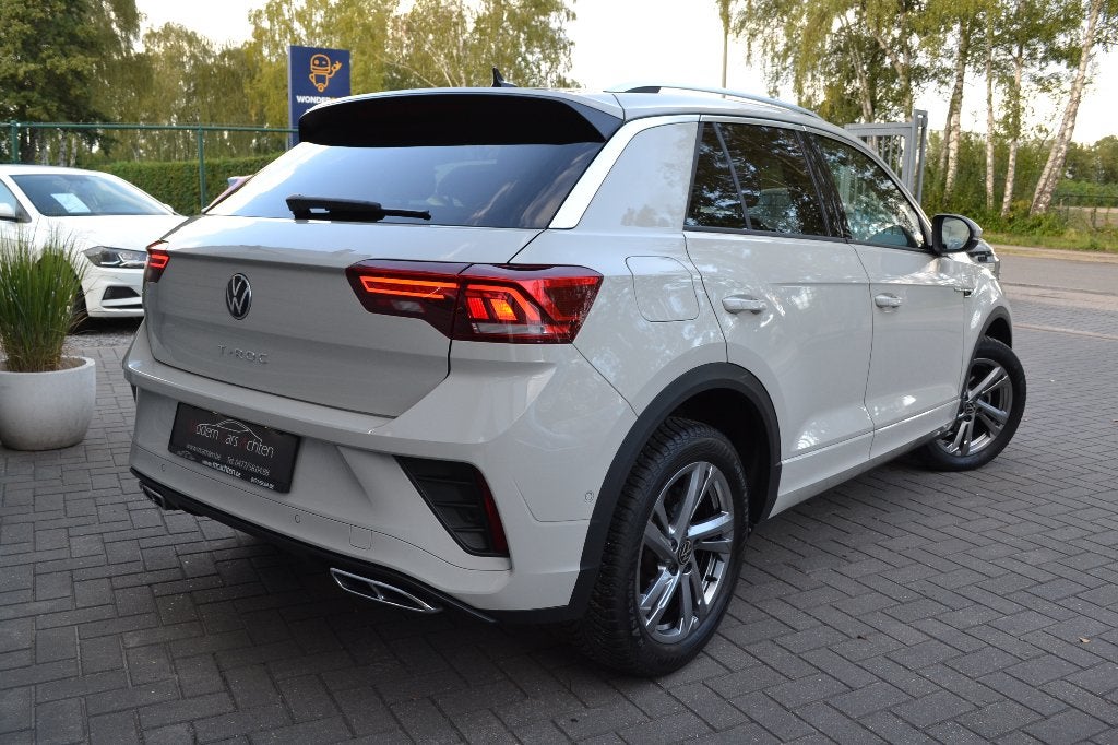 Vw T-Roc 1.5TSi DSG R-Line, Auto's, 1498 cc, 4 cilinders, Leder en Stof, 5 zetels