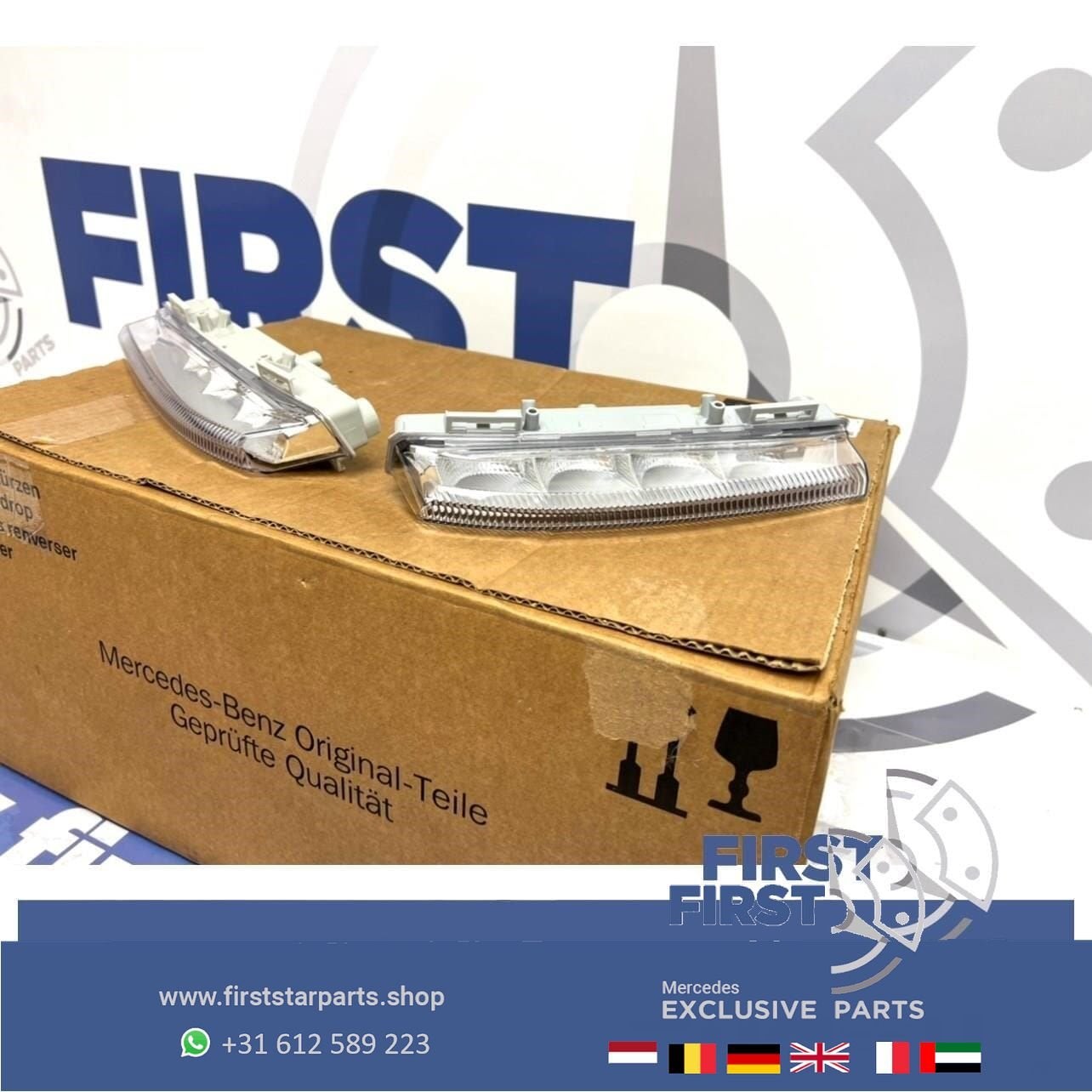 W207 W212 mistlampen E63 AMG dagrijverlichting voor Mercedes, Utilisé, -, -, Enlèvement ou Envoi
