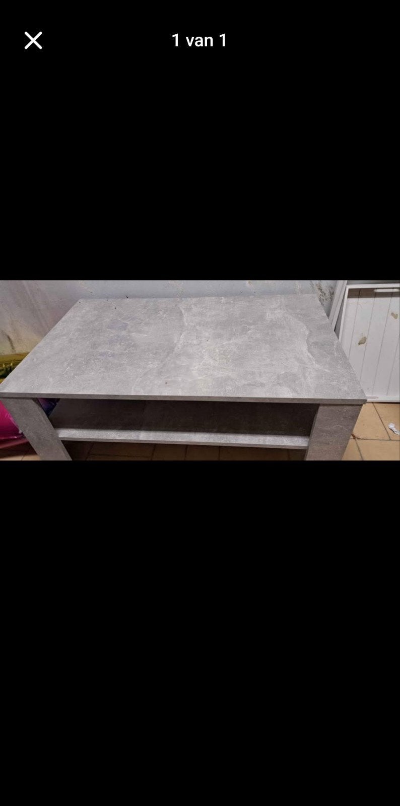 salon tafel, Ophalen